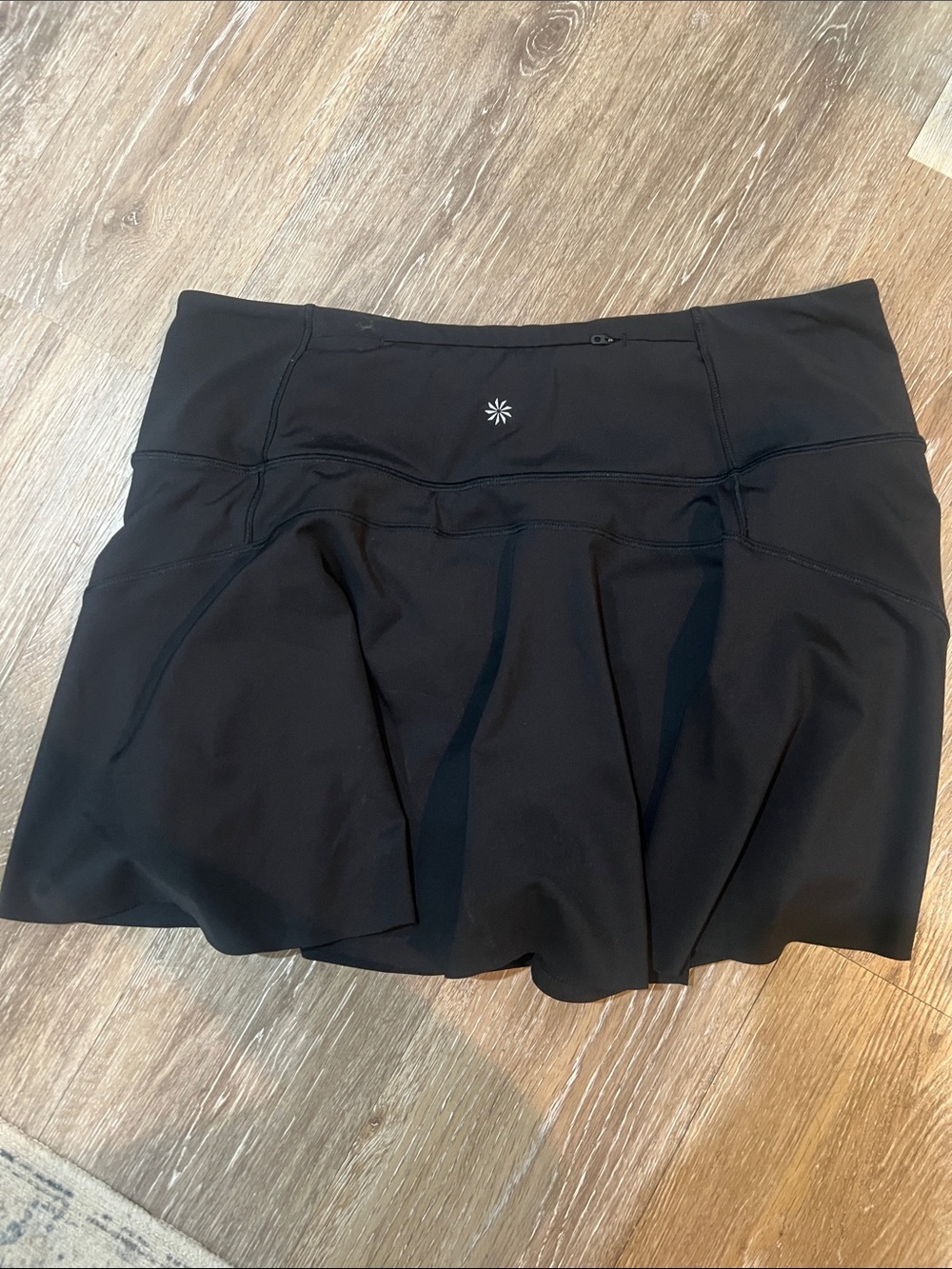Athleta Black Performance Skort with Built-In Shorts
